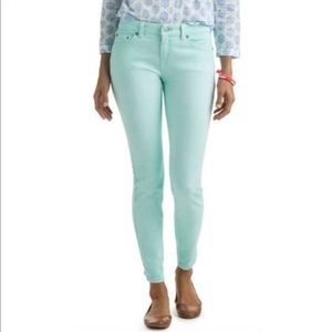 Nwot Vineyard vines mint green corduroy pants Sz 0